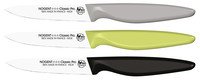 Couteau office lame pointue 9cm Classic Pro Bio - Display 12st (vert,gris,noir)