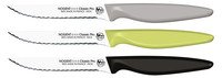 Couteau à steak 11cm Classic Pro Bio - Display 12st (vert,gris,noir)