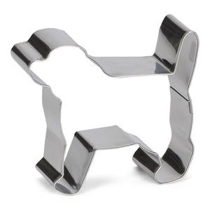 Uitduwvormpje hond inox 8cm