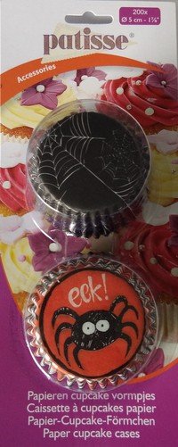 Cakevormpjes papier Halloween 200st.