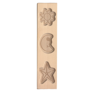 Speculoosvorm 3 Figuren (Zon, Maan, Ster) 30cm