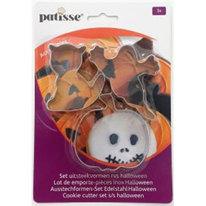 Découpoirs halloween inox 3pcs.