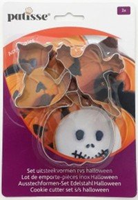 Découpoirs halloween inox 3pcs.