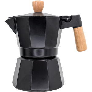 Espressokoker Black+Wood - inductie 3 kopjes