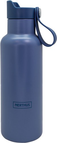 Drinkfles vacuum 500ml marineblauw (warm en koud) - CLICK! & DRINK