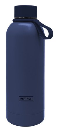 Drinkfles vacuum 500ml marineblauw (warm en koud) - URBAN