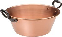 Confituurkom koper 26cm 3L