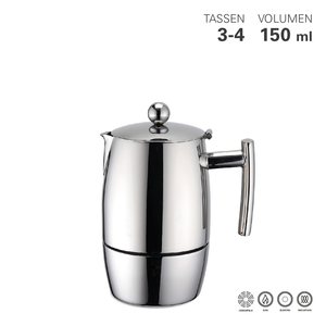 Cafetière espresso Premium 150ml 3 tasses