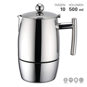 Cafetière espresso Premium 500ml 10 tasses