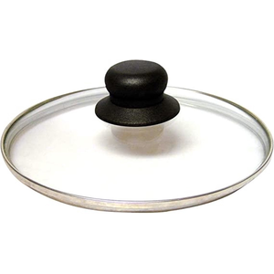 Deksel glas+dop bakelite ø20cm