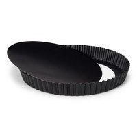 Taartvorm plaatstaal m/losse bodem gekart. 30cm (A)