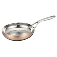 Braadpan Ø20cm h4,5cm 1,15L B'chef koper inox inductie