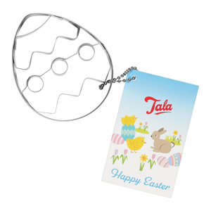 Découpoir inox Easter Egg 6,4x8x2,5cm - ( Display 12pcs)