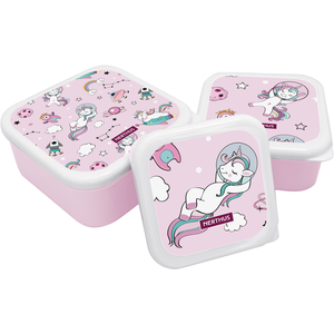 Lunchbox set 3st Unicorn