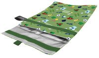 Lunchzak isotherme met velcro 28x36cm Voetbal