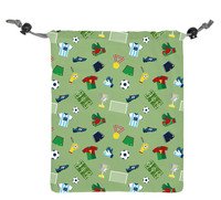 Lunchzak m/trekkoord Voetbal