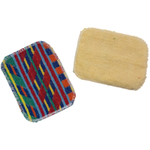 Schrobdoekje met mivrovezel Scrubby 12.5x16cm