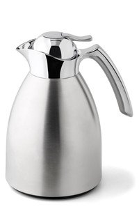 Koffiekan thermos inox/glas 1.5L