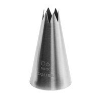 Spuitmond inox 6 tanden Ø11mm (5)