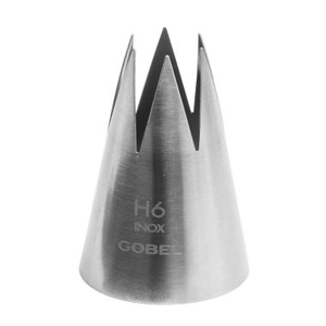 Douille cannelée inox 6 dents Ø23mm (6)