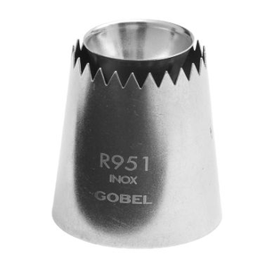 Douille sultane cannelée inox Ø30mm (38)