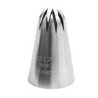 Spuitmond inox gesloten ster Ø17mm (44)