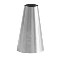 Spuitmond inox effen Ø14mm (52)