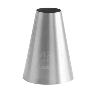 Douille inox unie Ø17mm