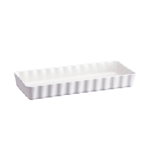 Taartvorm rechthoek gekarteld Farine 36x15cm