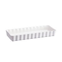 Taartvorm rechthoek gekarteld Farine 36x15cm
