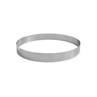 Taartring geperforeerd inox Ø11cm h3,5cm