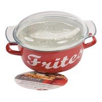 Frietpotje email 26cm 