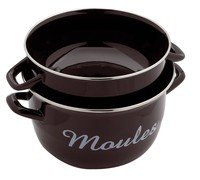 Mosselkom Ø18cm zwart 