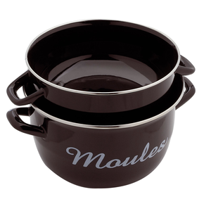 Mosselkom Ø18cm zwart 