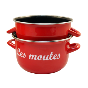 Mosselkom Ø24cm rood 