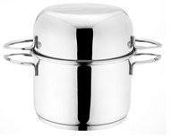 Mosselkom 18cm inox