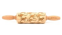 Decoratie-deegrol 23cm Kangaroo hout