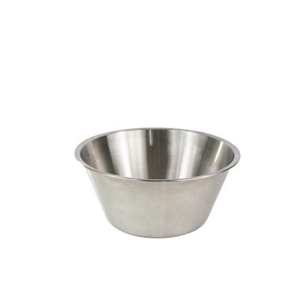 Mengkom platte bodem Ø16cm inox
