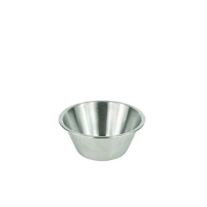 Mengkom platte bodem Ø24cm inox