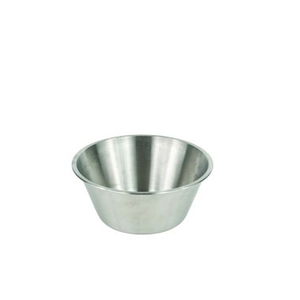 Mengkom platte bodem Ø28cm inox