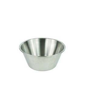 Mengkom platte bodem Ø32cm inox