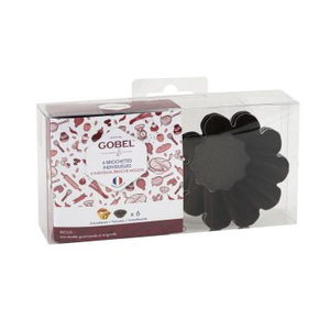 Set 6 briochevormpjes 8cm i/doos