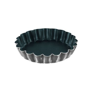 Taartvormpjes gekarteld Ø10cm 6st i/doos Obsidian