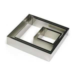 Taartring vierkant 12cm/hoogte:4.5cm