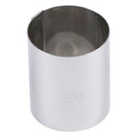 Taartring voor meringue inox Ø24cm h6cm