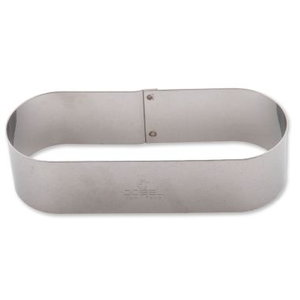 Taartring langwerpig 110x40mm/hoogte:3cm