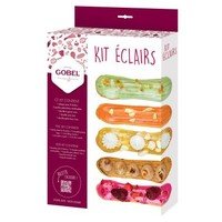 Eclair-set (plaat, 2x spuitzak, 3 spuitmondjes)