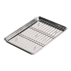 Plateau à dresser avec grille 21,5x15x2cm