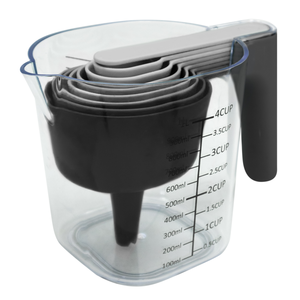 Maatbeker (1000ml) met maatlepels