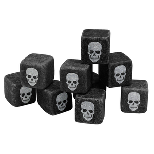 Glaçons roche lot de 9 pièces skull